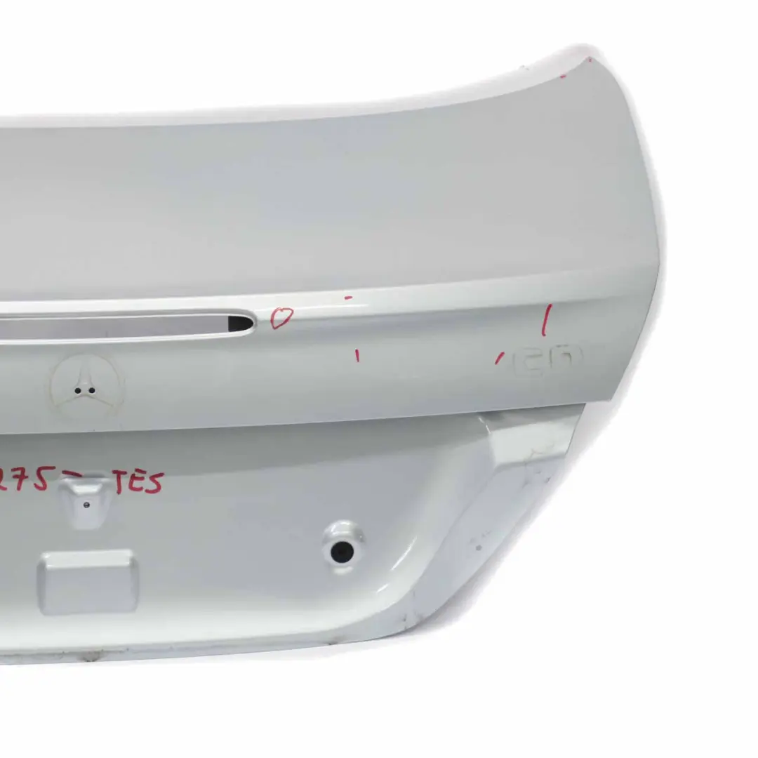 Boot Trunk Lid Tailgate Tellurium Silver Metallic - 762 to Mercedes CLK C209 with Part number A2097500275 Mercedes CLK C209 Boot Trunk Lid Tailgate Tellurium Silver Metallic - 762 - SKU A2097500275-TES - Part number A2097500275