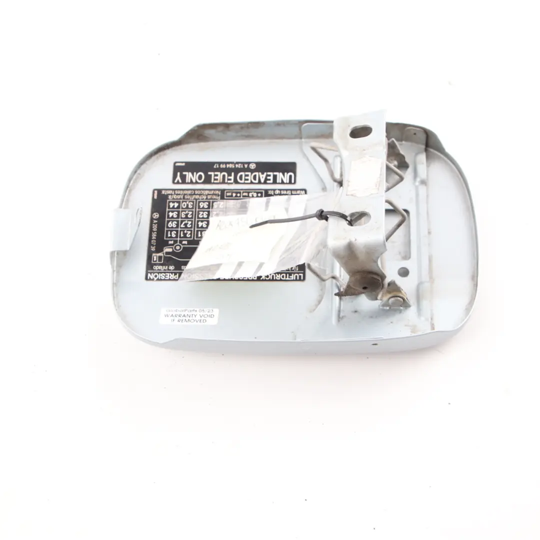 Mercedes W209 Fuel Flap Tank Cap Cover Tellurium Silver - 762 - SKU A2097500406-TES - Part number A2097500406