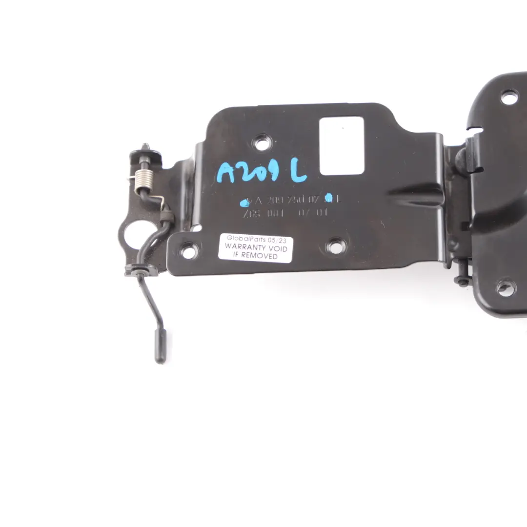  Bisagra Superior Plegable Mercedes A207 W207 Cabrio Trasera Izquierda - SKU A2097500751-1 - Número de pieza A2097500751