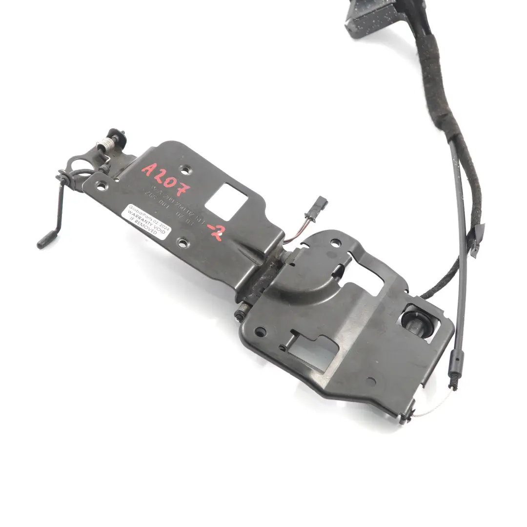 Mercedes A207 Cabrio Folding Top Hinge Rear Left N/S Flap Mount - SKU A2097500751-2 - Part number A2097500751