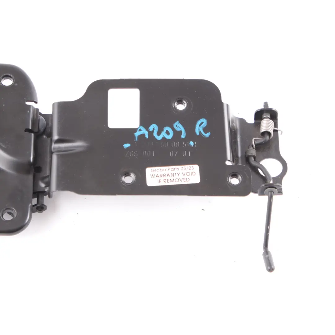  Cerniera superiore pieghevole Mercedes A207 W207 Cabrio posteriore destra - SKU A2097500851-1 - Numero di parte A2097500851