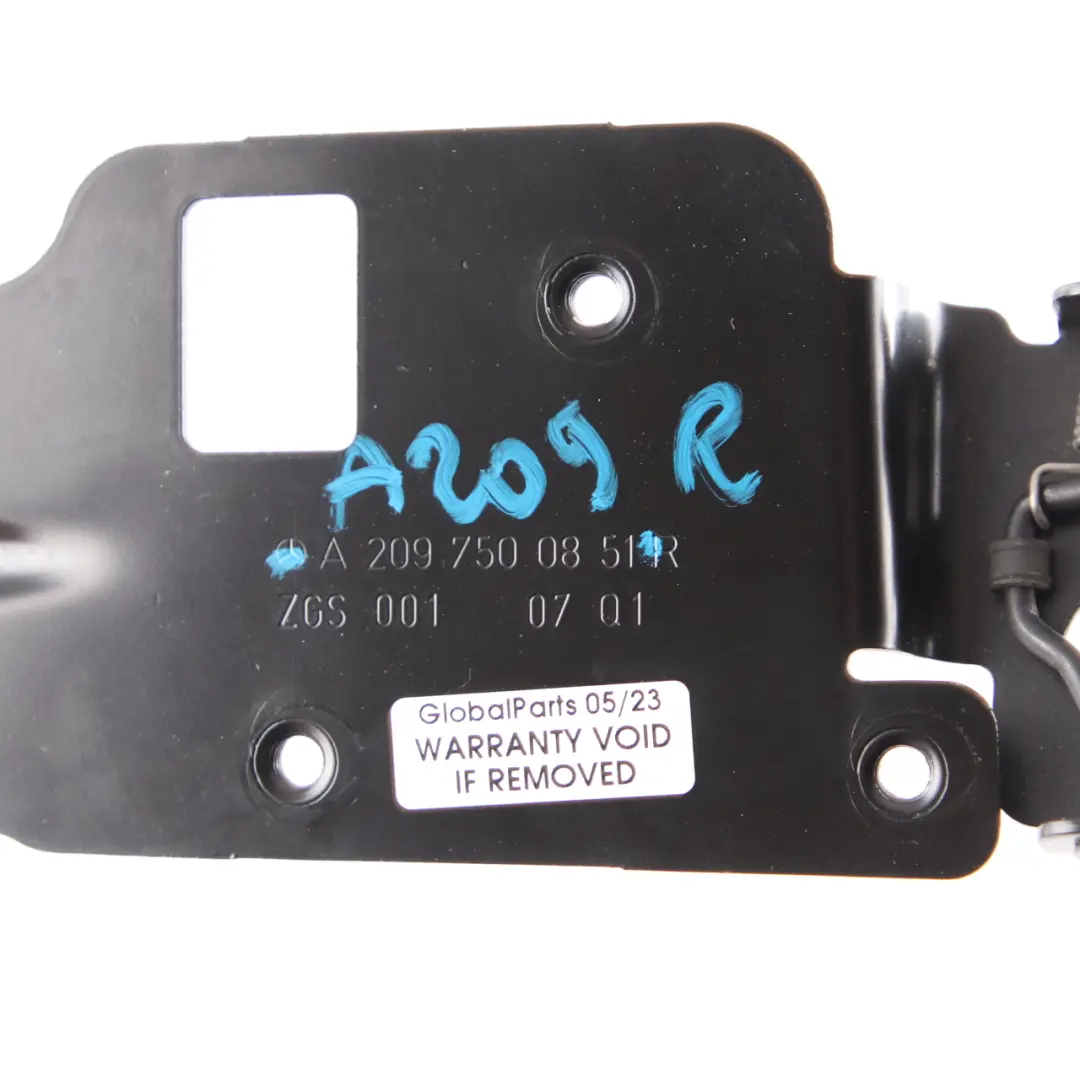 Folding Top Hinge Mercedes A207 W207 Cabrio Rear Right O/S Flap Mount Holder to with Part number A2097500851 Folding Top Hinge Mercedes A207 W207 Cabrio Rear Right O/S Flap Mount Holder - SKU A2097500851-1 - Part number A2097500851