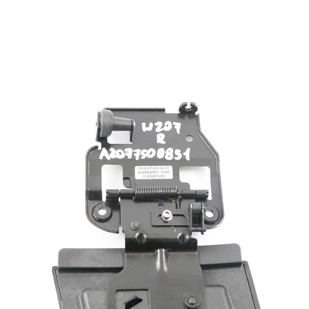 Mercedes A207 W207 Cabrio Rear Right O/S Folding Top Hinge Flap Cover - SKU A2097500851 - Part number A2097500851