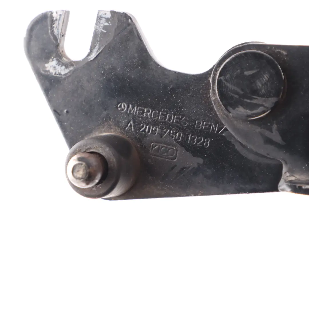 Trunk Hinge Rear Left N/S Obsidian Black 197 A2097501328 to Mercedes W209 Cabrio with Part number A2097500928 Mercedes W209 Cabrio Trunk Hinge Rear Left N/S Obsidian Black 197 A2097501328 - SKU A2097500928-OB - Part number A2097500928