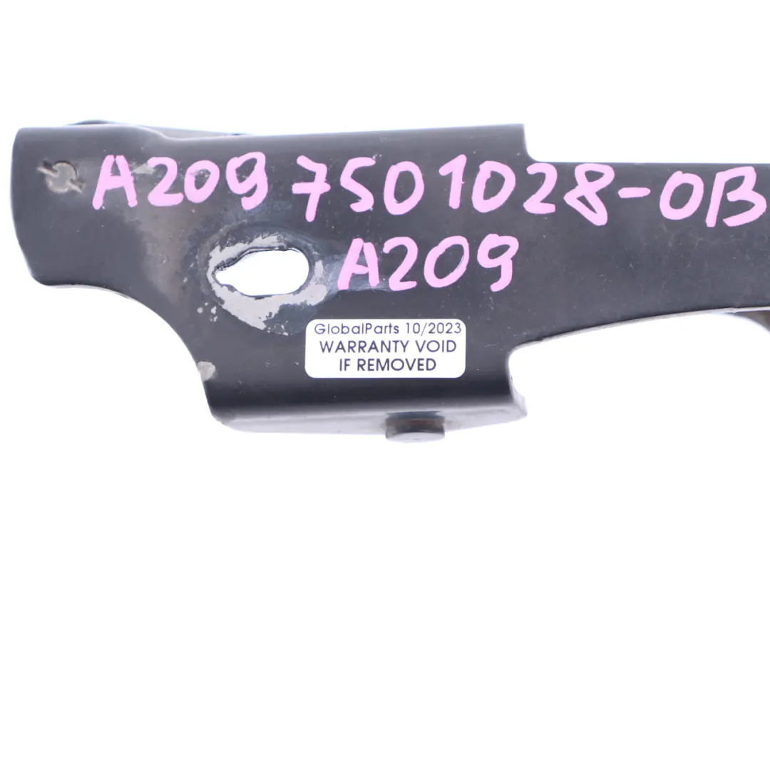 Trunk Hinge Rear Right O/S Obsidian Black 197 A2097501428 to Mercedes W209 Cabrio with Part number A2097501028 Mercedes W209 Cabrio Trunk Hinge Rear Right O/S Obsidian Black 197 A2097501428 - SKU A2097501028-OB - Part number A2097501028