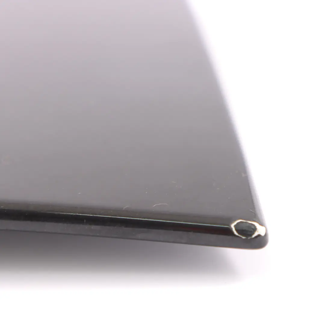 Roof Hinge Cover Left N/S Obsidian Black Metallic 197 to Mercedes A209 Convertible with Part number A2097570506 Mercedes A209 Convertible Roof Hinge Cover Left N/S Obsidian Black Metallic 197 - SKU A2097570506-OB - Part number A2097570506