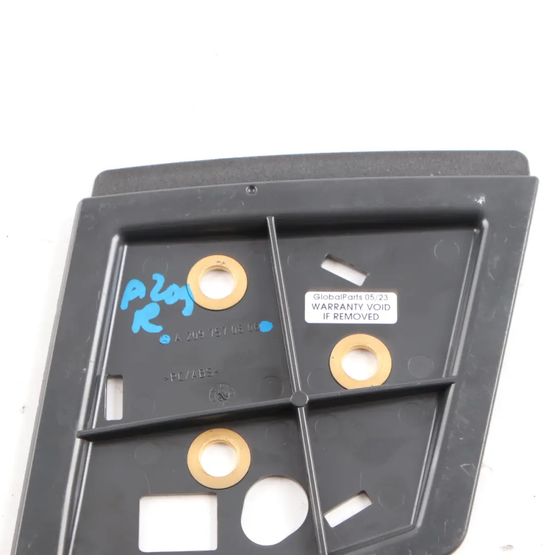 Mercedes CLK W209 Convertible Folding Top Hinge Flap Cover Right O/S - SKU A2097570806 - Part number A2097570806