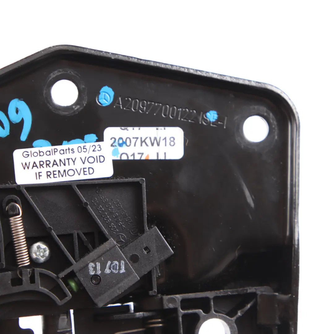 Mercedes CLK W209 Interruptor bloqueo revestimiento techo Bloqueo A2097700122 - SKU A2097700722 - Número de pieza A2097700722