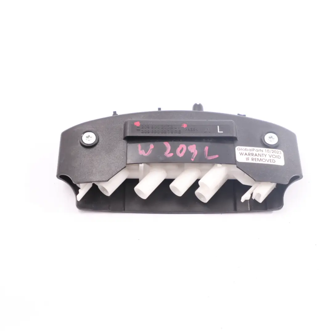 Mercedes W203 W209 Interruptor de ajuste asiento delantero izquierdo - SKU A2098000178 - Número de pieza A2098000178