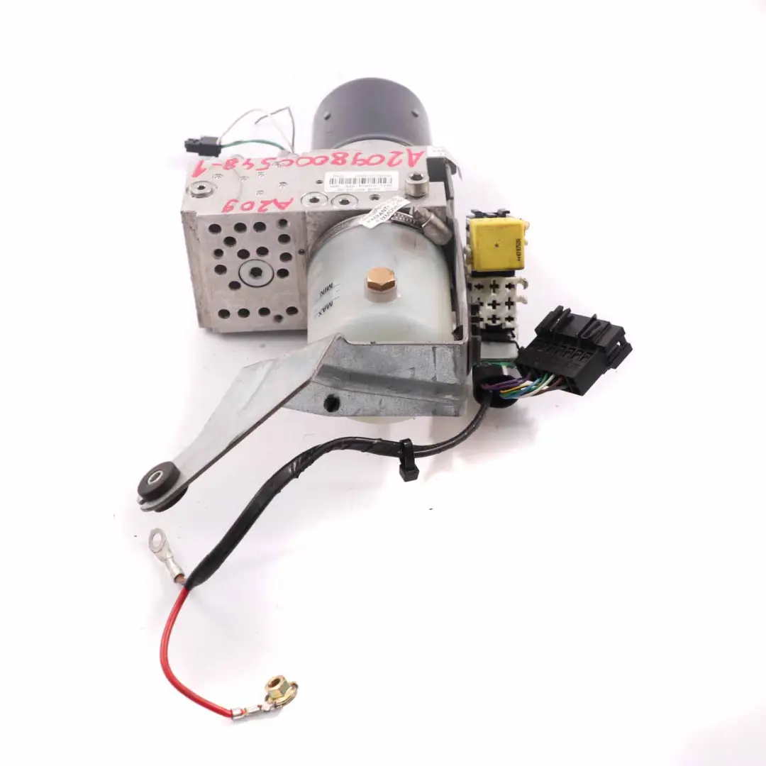 Hydraulik pumpe Verdeck klappen einheit A2098000330 für Mercedes CLK W209 Cabrio mit Teilenummer A2098000548 Mercedes CLK W209 Cabrio Hydraulik pumpe Verdeck klappen einheit A2098000330 - SKU A2098000548-1 - Teilenummer A2098000548