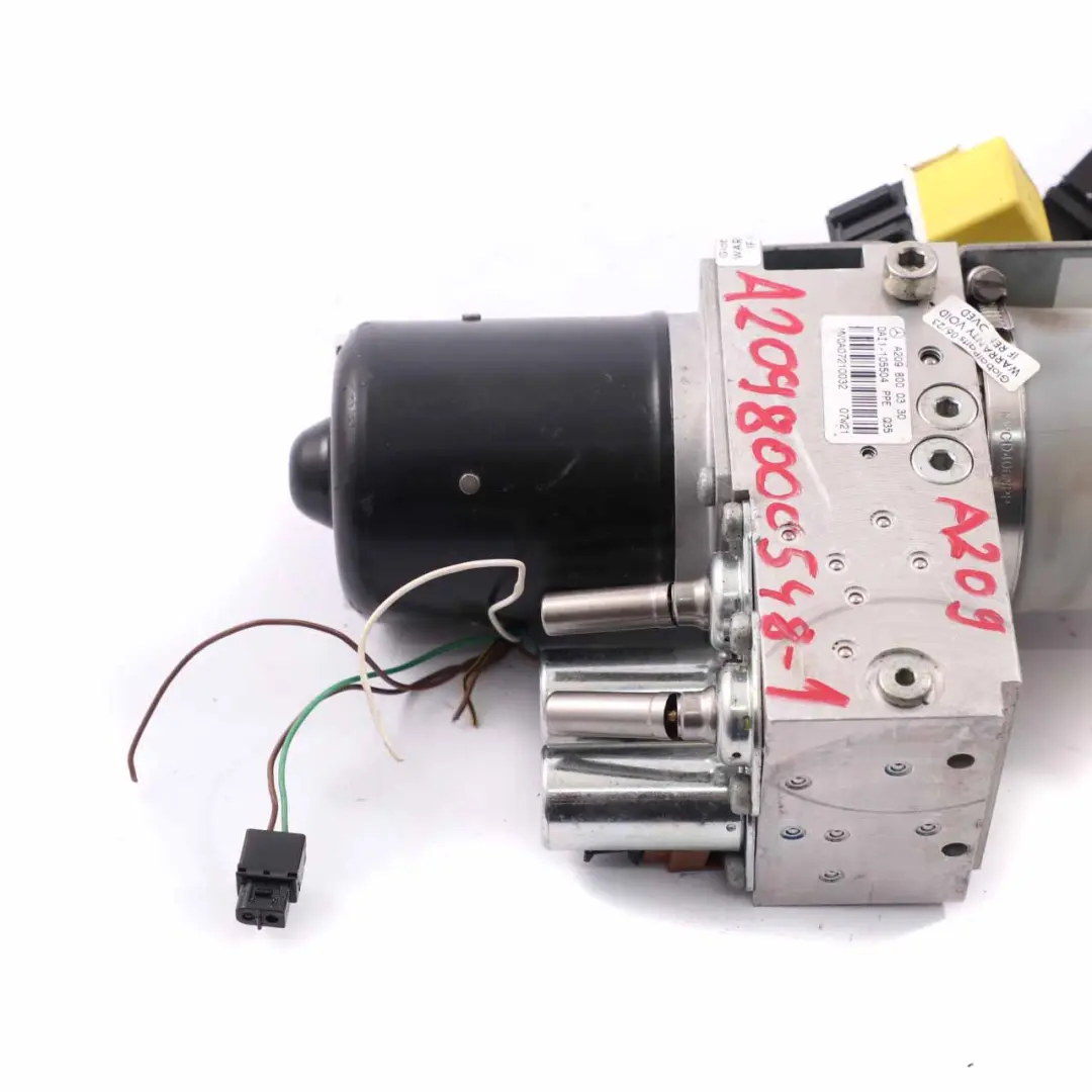 Hydraulik pumpe Verdeck klappen einheit A2098000330 für Mercedes CLK W209 Cabrio mit Teilenummer A2098000548 Mercedes CLK W209 Cabrio Hydraulik pumpe Verdeck klappen einheit A2098000330 - SKU A2098000548-1 - Teilenummer A2098000548
