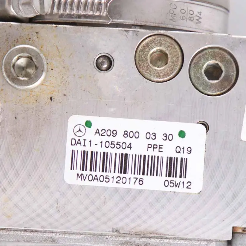 Mercedes CLK W209 Cabrio Pompa idraulica Unità tetto pieghevole A2098000330 - SKU A2098000548 - Numero di parte A2098000548