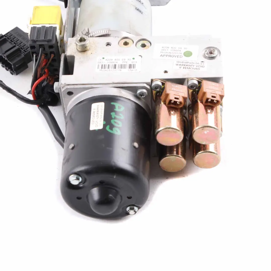 Hydraulic Pump Folding Top Roof Unit A2098000330 to Mercedes CLK W209 Convertible with Part number A2098000548 Mercedes CLK W209 Convertible Hydraulic Pump Folding Top Roof Unit A2098000330 - SKU A2098000548 - Part number A2098000548