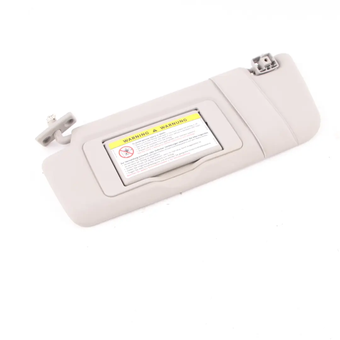 Sun Visor Cover Trim Mirror Left N/S Grey to Mercedes W209 Convertible with Part number A2098100110 Mercedes W209 Convertible Sun Visor Cover Trim Mirror Left N/S Grey - SKU A2098100110-1 - Part number A2098100110