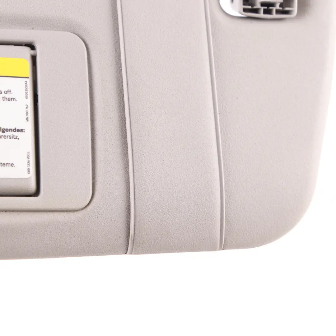 Sun Visor Cover Trim Mirror Left N/S Grey to Mercedes W209 Convertible with Part number A2098100110 Mercedes W209 Convertible Sun Visor Cover Trim Mirror Left N/S Grey - SKU A2098100110-1 - Part number A2098100110