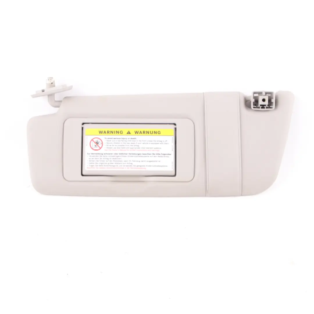 Sun Visor Cover Trim Mirror Left N/S Grey to Mercedes W209 Convertible with Part number A2098100110 Mercedes W209 Convertible Sun Visor Cover Trim Mirror Left N/S Grey - SKU A2098100110-1 - Part number A2098100110