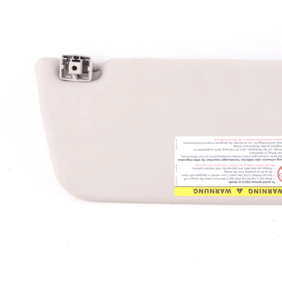 Mercedes W209 Convertible Sun Visor Cover Trim Mirror Left N/S Grey - SKU A2098100110-1 - Part number A2098100110