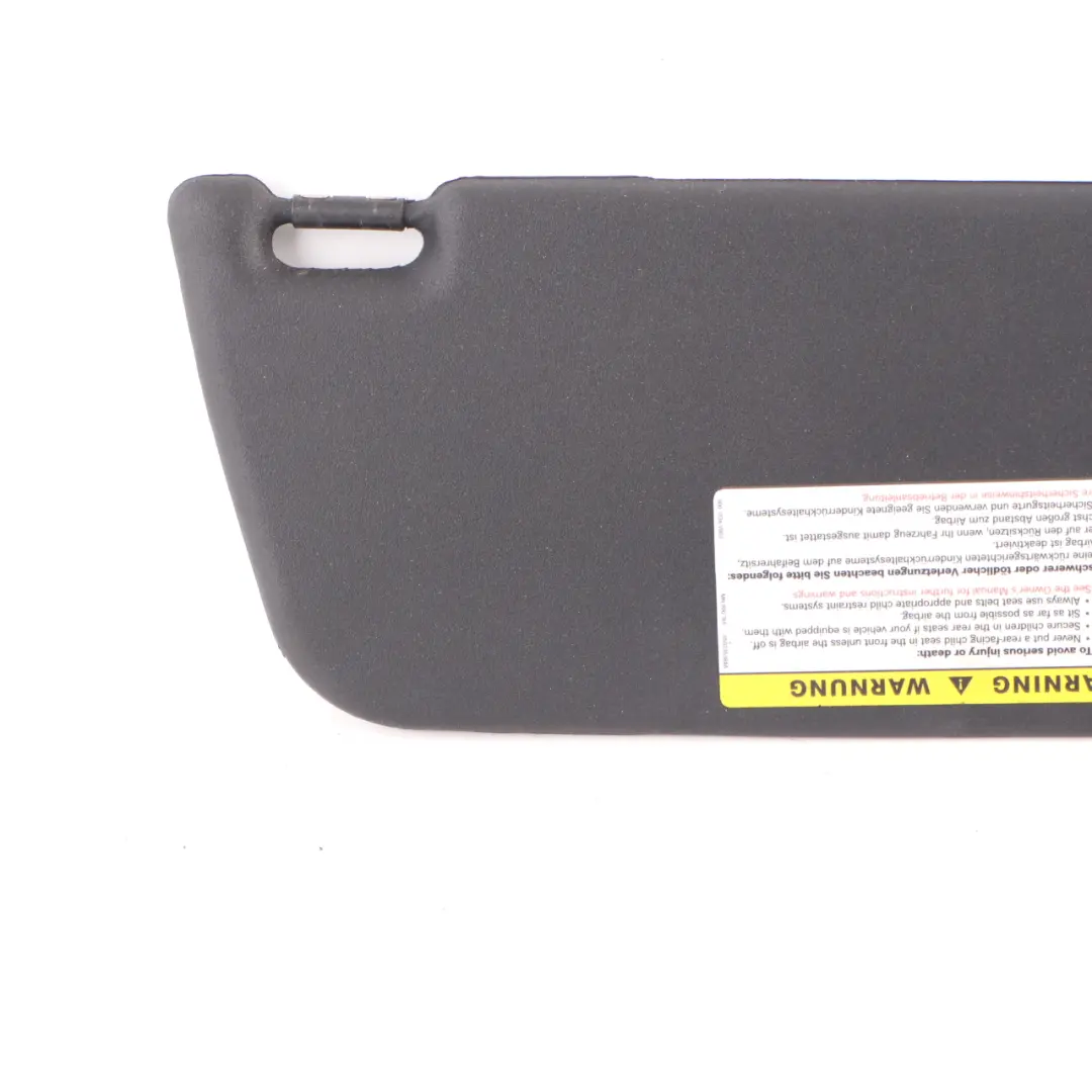 Mercedes W209 Convertible Sun Visor Cover Trim Mirror Left N/S Black - SKU A2098100110-2 - Part number A2098100110