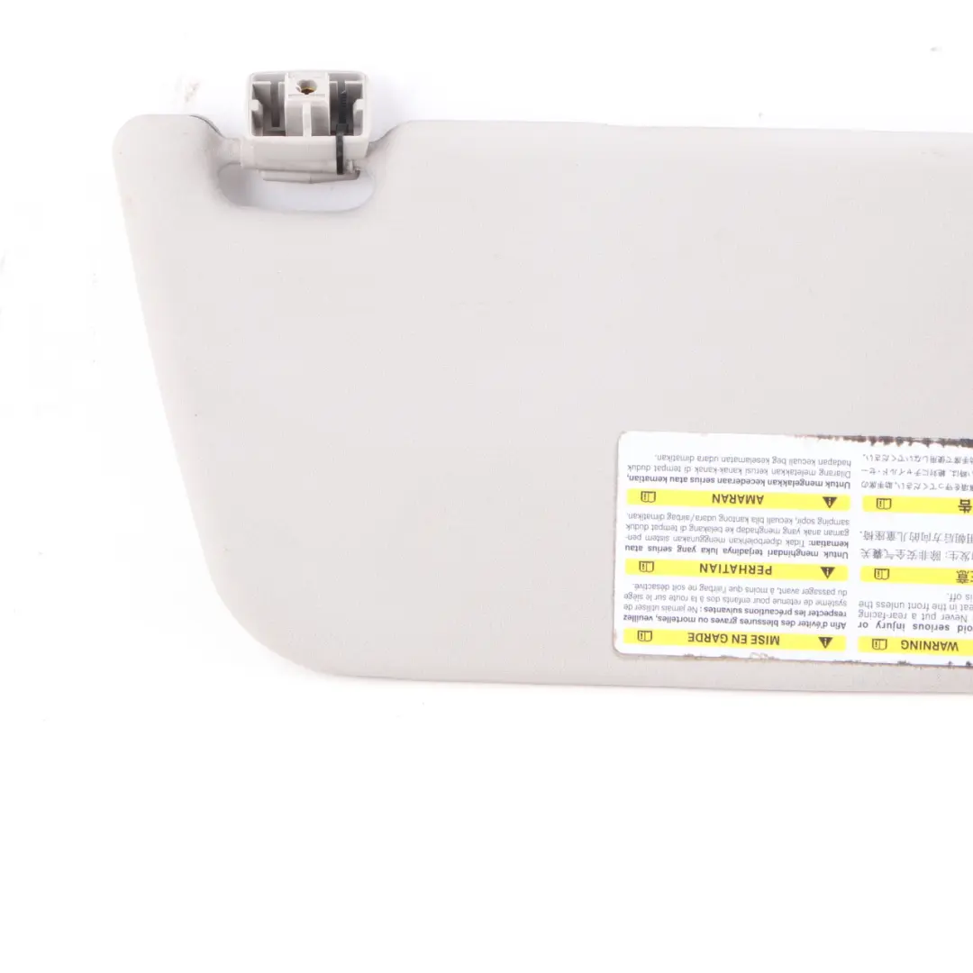 Mercedes W209 Convertible Sun Visor Cover Trim Mirror Left N/S Grey - SKU A2098100110 - Part number A2098100110