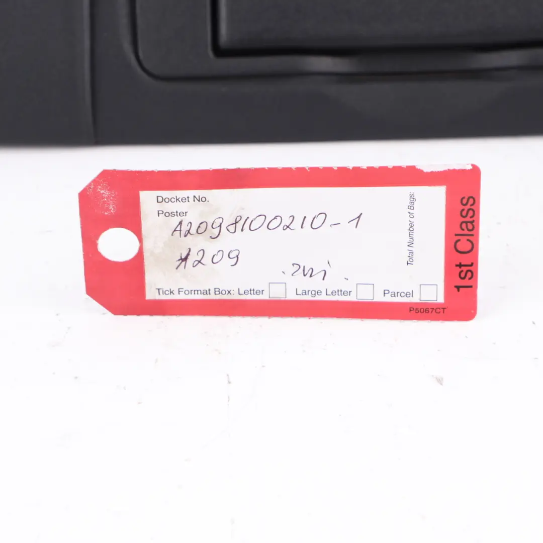 Sun Visor Cover Trim Mirror Right O/S Grey to Mercedes A209 Convertible with Part number A2098100210 Mercedes A209 Convertible Sun Visor Cover Trim Mirror Right O/S Grey - SKU A2098100210 - Part number A2098100210