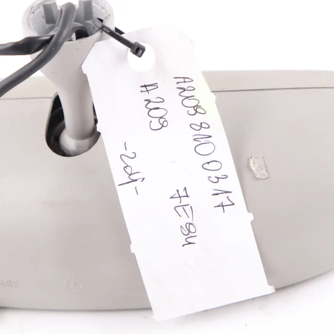 Mercedes CLK W209 Convertible Rear View Mirror Auto Dip Grey - SKU A2098100317-1 - Part number A2098100317