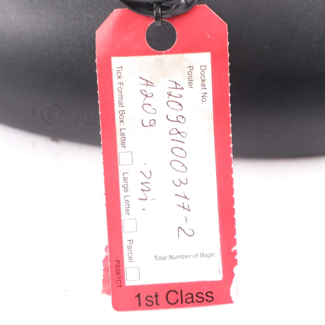 Mercedes CLK W209 Convertible Rétroviseur Auto Dip Noir - SKU A2098100317-2 - Numéro de pièce A2098100317