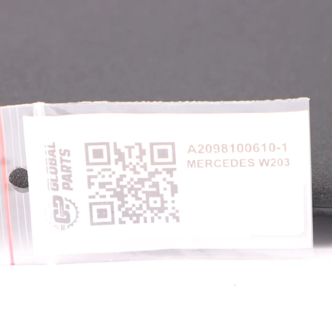 Mercedes W203 C209 Visera Parasol Tapa Espejo Derecho Negro - SKU A2098100610-1 - Número de pieza A2098100610