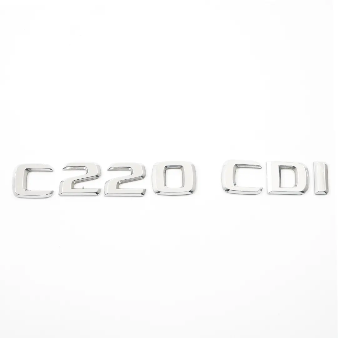 Emblème de lettrage C220 CDI Badge de coffre arrière adhésif pour Mercedes W209 à propos du numéro de pièce A2098170915 Mercedes W209 Emblème de lettrage C220 CDI Badge de coffre arrière adhésif - SKU A2098170915-1 - Numéro de pièce A2098170915