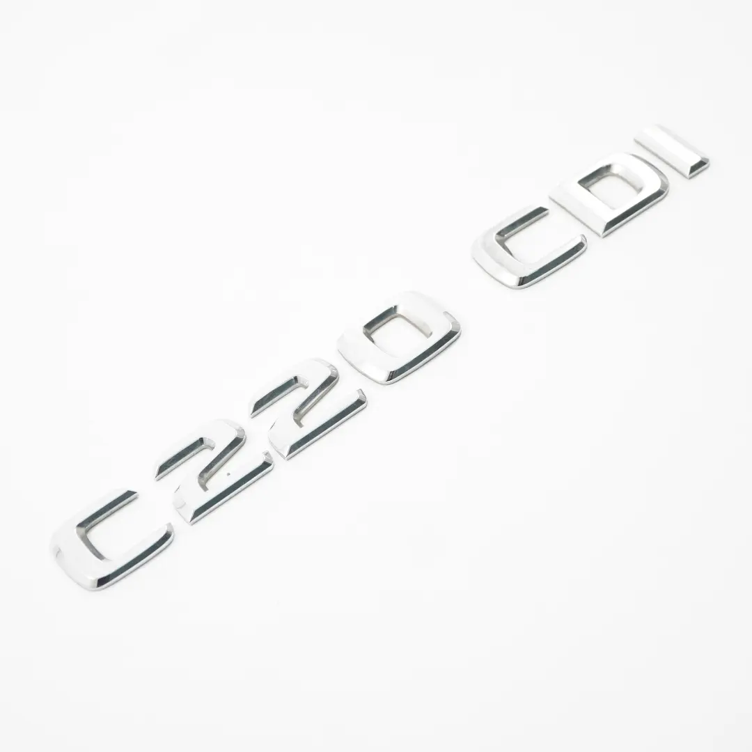 Emblème de lettrage C220 CDI Badge de coffre arrière adhésif pour Mercedes W209 à propos du numéro de pièce A2098170915 Mercedes W209 Emblème de lettrage C220 CDI Badge de coffre arrière adhésif - SKU A2098170915-1 - Numéro de pièce A2098170915