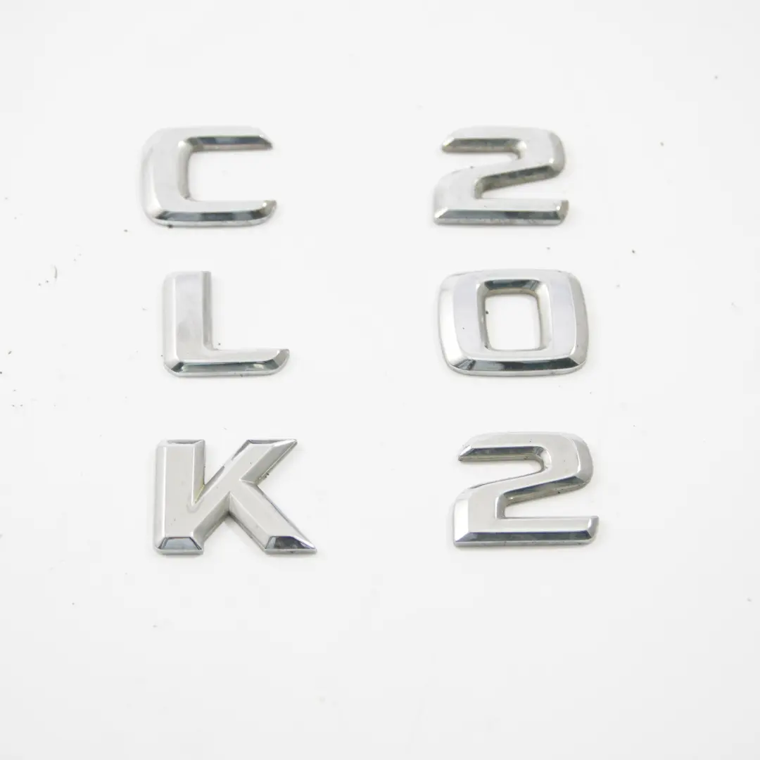 Mercedes W209 Lettering Emblem CLK 220 Rear Boot Lid Tailgate Adhered Badge - SKU A2098170915 - Part number A2098170915