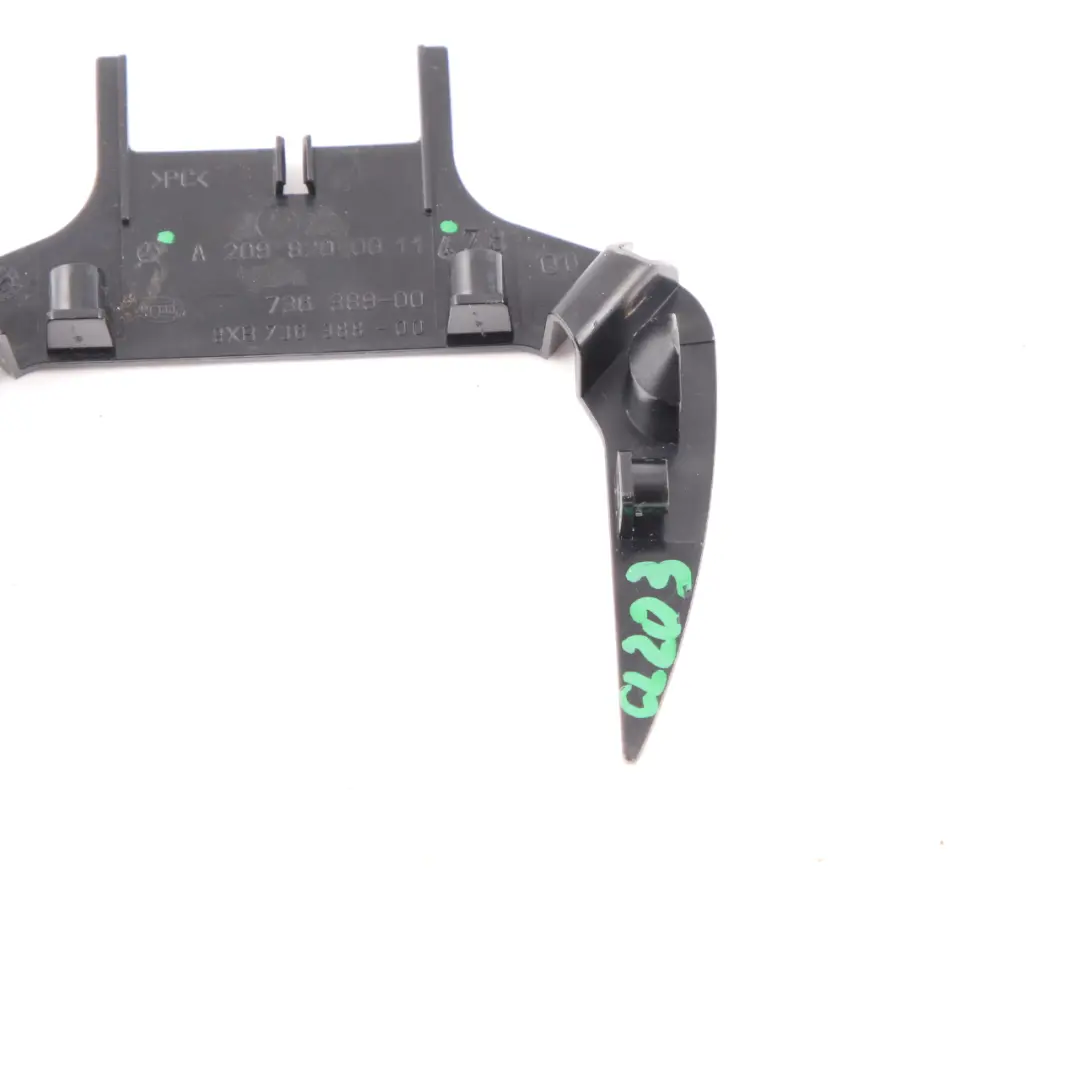 Windshield Light Rain Sensor Bracket Trim A2098201910 to Mercedes CLK W209 with Part number A2098200011 Mercedes CLK W209 Windshield Light Rain Sensor Bracket Trim A2098201910 - SKU A2098200011 - Part number A2098200011