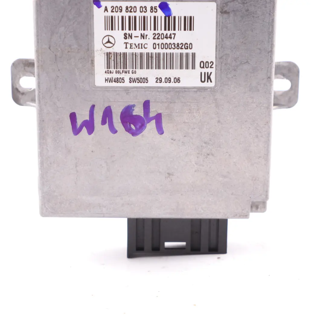  Voice Module Mercedes W164 W203 W209 W211 Control Unit Input System - SKU A2098200385 - Part number A2098200385