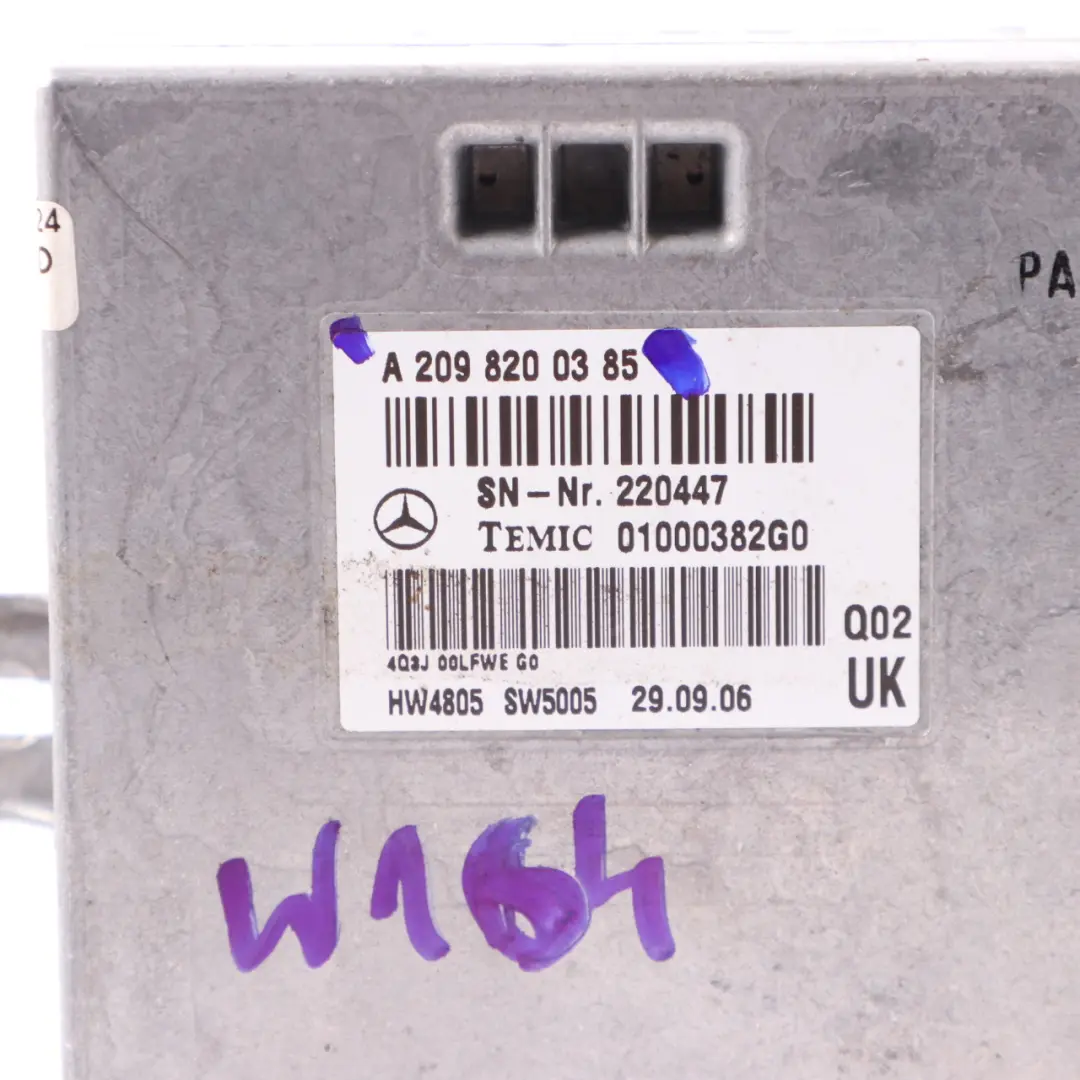  Voice Module Mercedes W164 W203 W209 W211 Control Unit Input System - SKU A2098200385 - Part number A2098200385