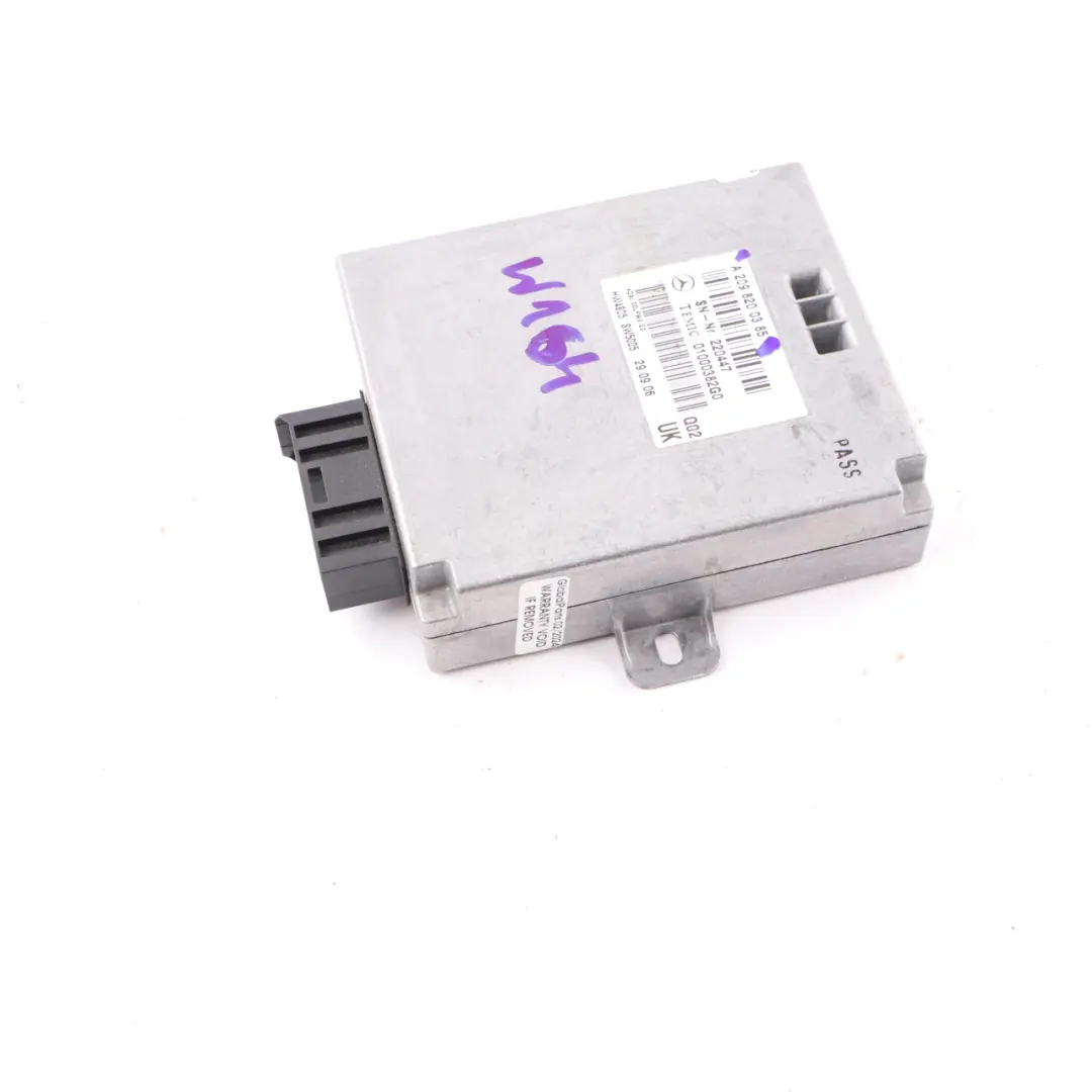 Voice Module Mercedes W164 W203 W209 W211 Control Unit Input System to with Part number A2098200385 Voice Module Mercedes W164 W203 W209 W211 Control Unit Input System - SKU A2098200385 - Part number A2098200385