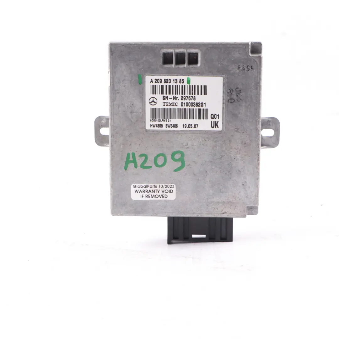  Voice Module Mercedes W203 W209 W211 Control Unit Input System - SKU A2098201385 - Part number A2098201385