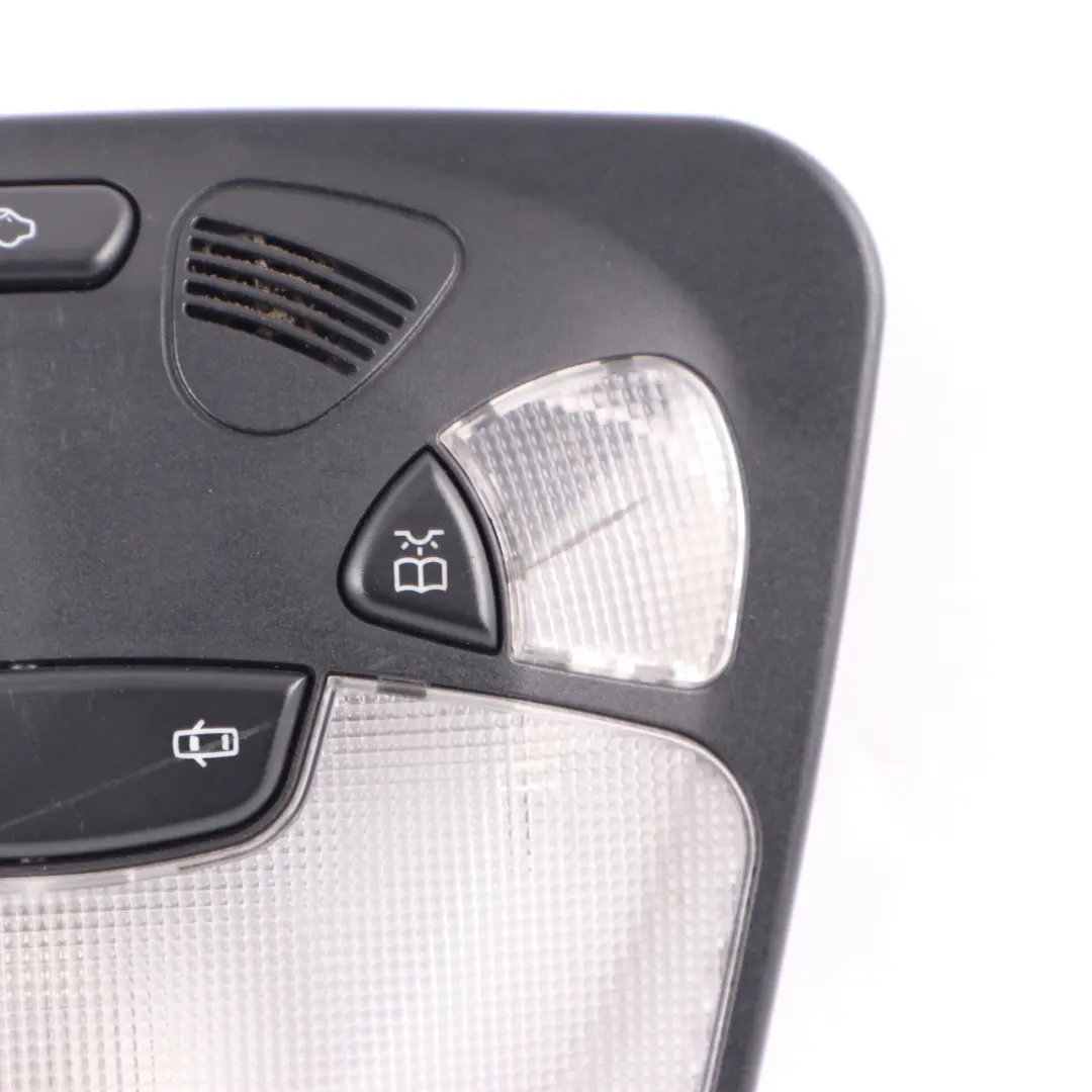 Interior Roof Reading Light Lamp Panel Black to Mercedes CLK C209 W209 with Part number A2098202201 Mercedes CLK C209 W209 Interior Roof Reading Light Lamp Panel Black - SKU A2098202201 - Part number A2098202201