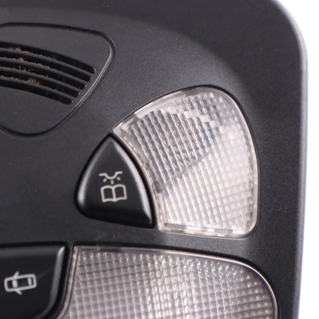 Interior Roof Reading Light Lamp Panel Black to Mercedes CLK C209 W209 with Part number A2098202201 Mercedes CLK C209 W209 Interior Roof Reading Light Lamp Panel Black - SKU A2098202201 - Part number A2098202201