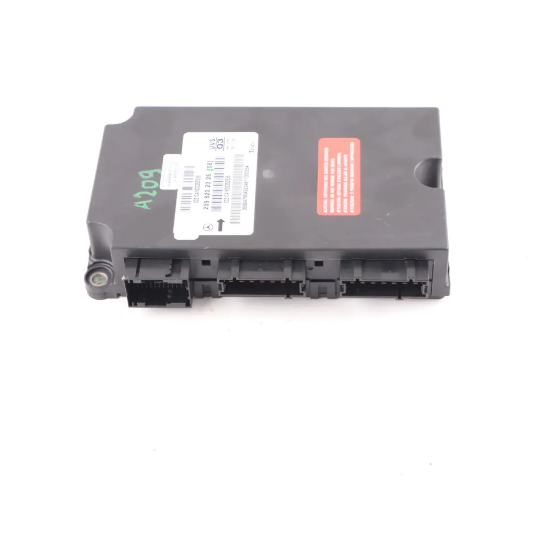 Roof Top Control Unit Module ECU to Mercedes CLK W209 Convertible with Part number A2098202326 Mercedes CLK W209 Convertible Roof Top Control Unit Module ECU - SKU A2098202326 - Part number A2098202326