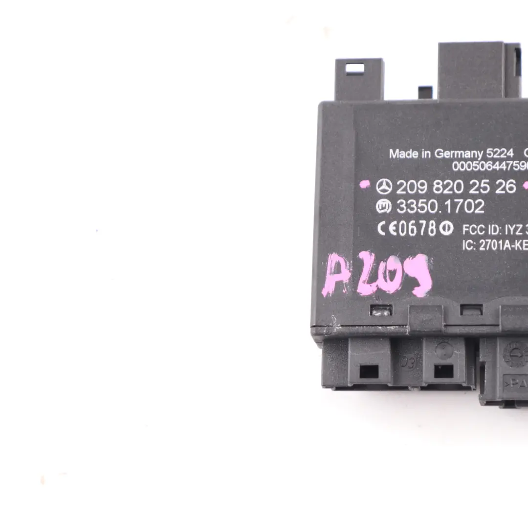 Mercedes CLK C209 Keyless Go Module ECU Entry Door Control Unit - SKU A2098202526 - Part number A2098202526