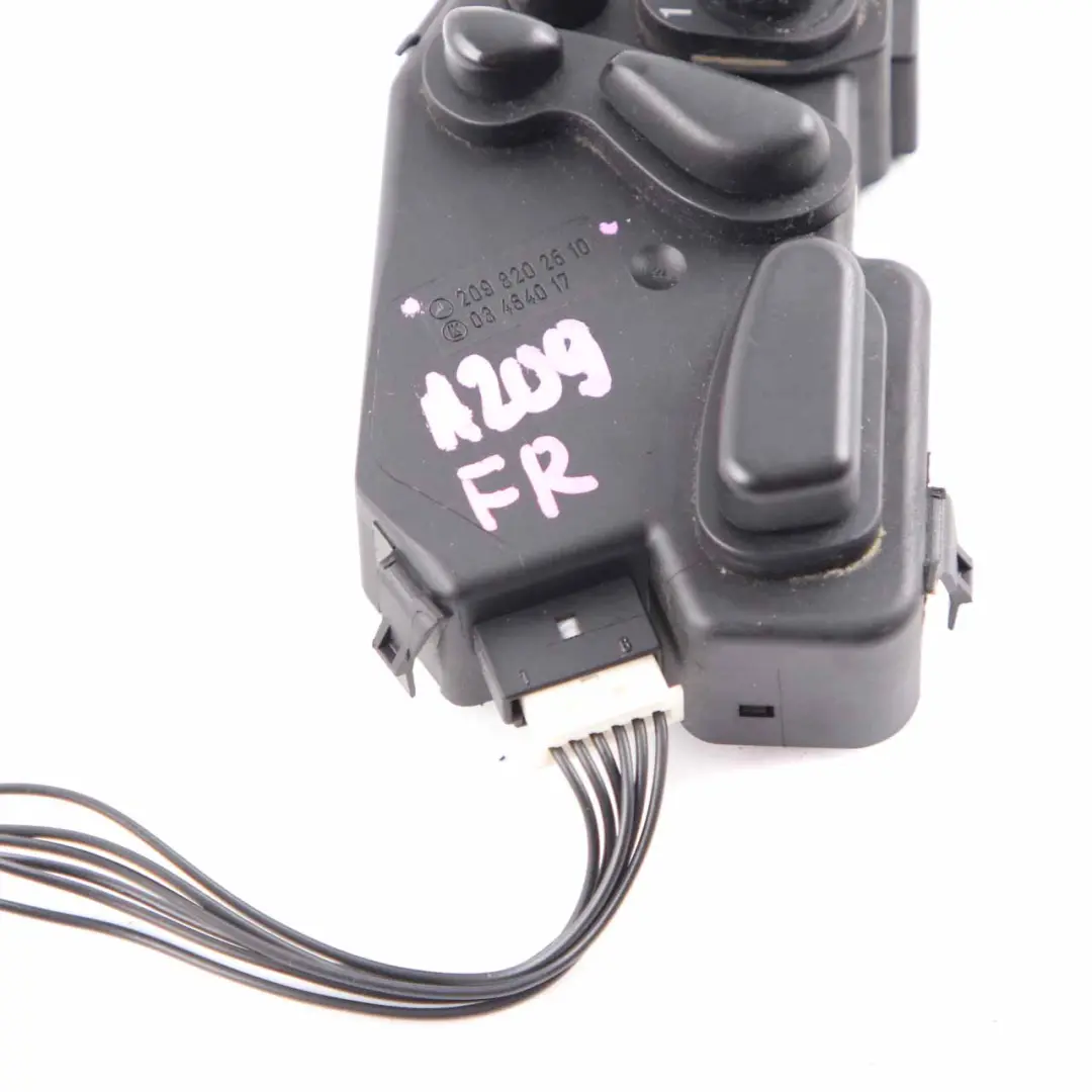 Switch Panel Right O/S Seat Adjustment Memory to Mercedes CLK W209 with Part number A2098202610 Mercedes CLK W209 Switch Panel Right O/S Seat Adjustment Memory - SKU A2098202610 - Part number A2098202610