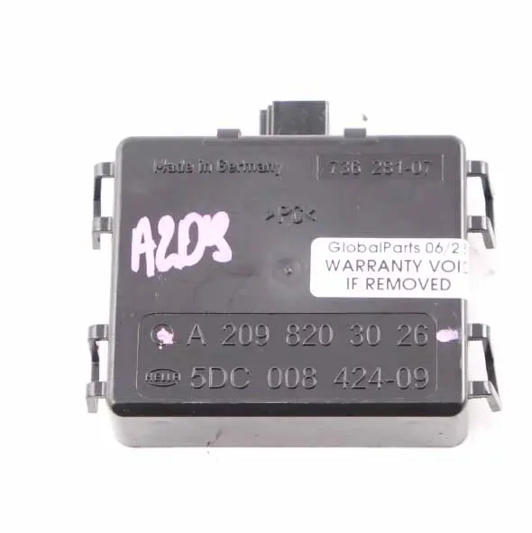 Moduł Komfortu Czujnika Światła Deszczu do Mercedes CLK W209 o numerze A2098203026 Mercedes CLK W209 Moduł Komfortu Czujnika Światła Deszczu - SKU A2098203026 - Numer Części A2098203026