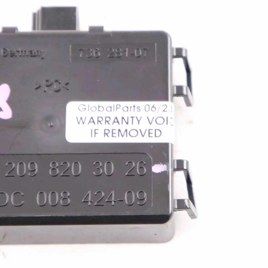 Sensor de Luz Lluvia Módulo Parabrisas Mercedes CLK W209 Convertible - SKU A2098203026 - Número de pieza A2098203026