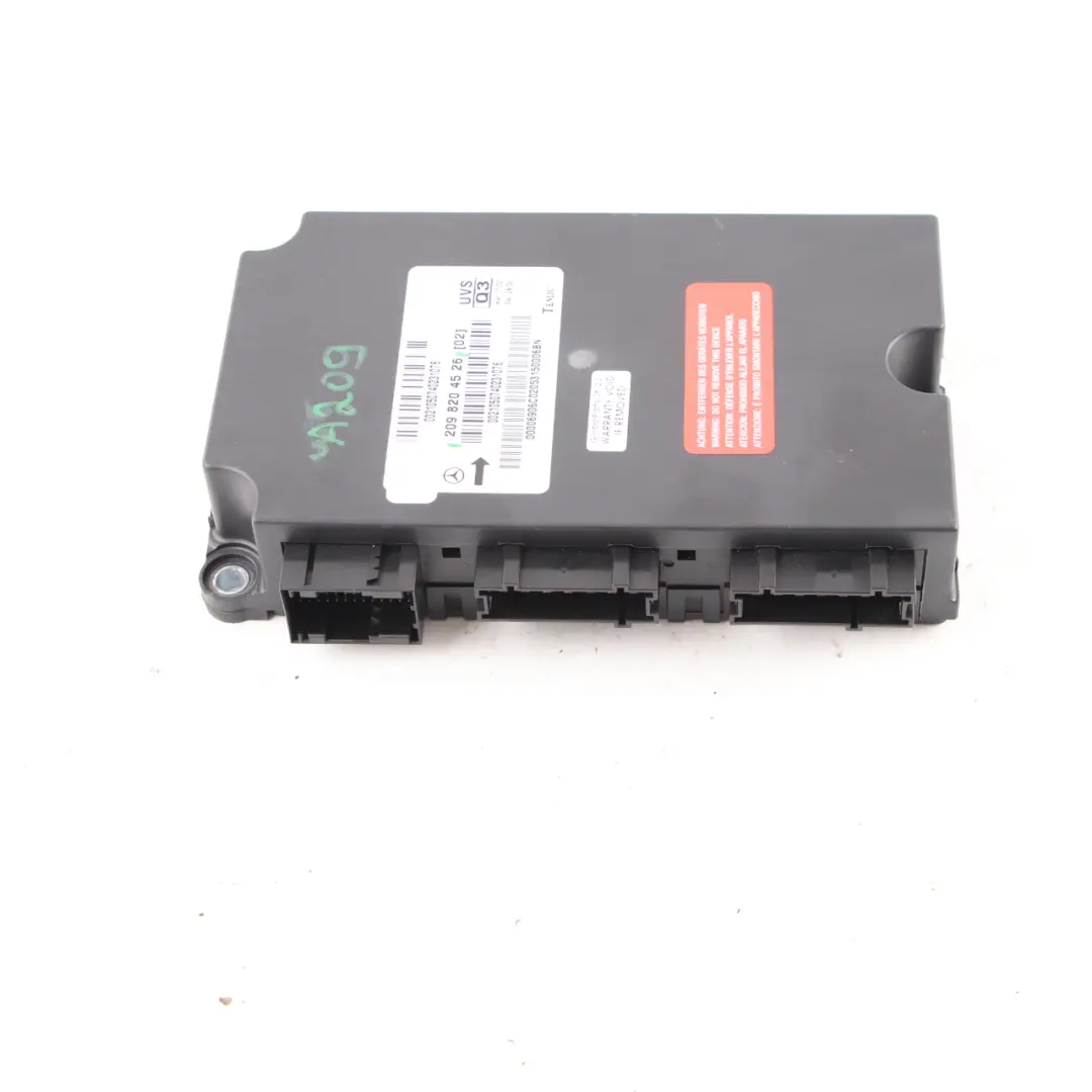 Roof Top Control Unit Module ECU to Mercedes CLK W209 Convertible with Part number A2098204526 Mercedes CLK W209 Convertible Roof Top Control Unit Module ECU - SKU A2098204526 - Part number A2098204526
