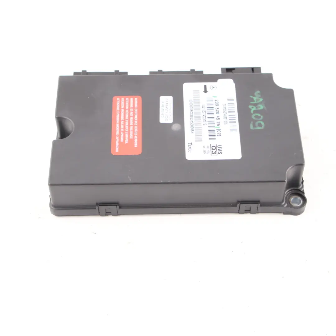Module de contrôle du toit ECU pour Mercedes CLK W209 Cabriolet à propos du numéro de pièce A2098204526 Mercedes CLK W209 Cabriolet Module de contrôle du toit ECU - SKU A2098204526 - Numéro de pièce A2098204526