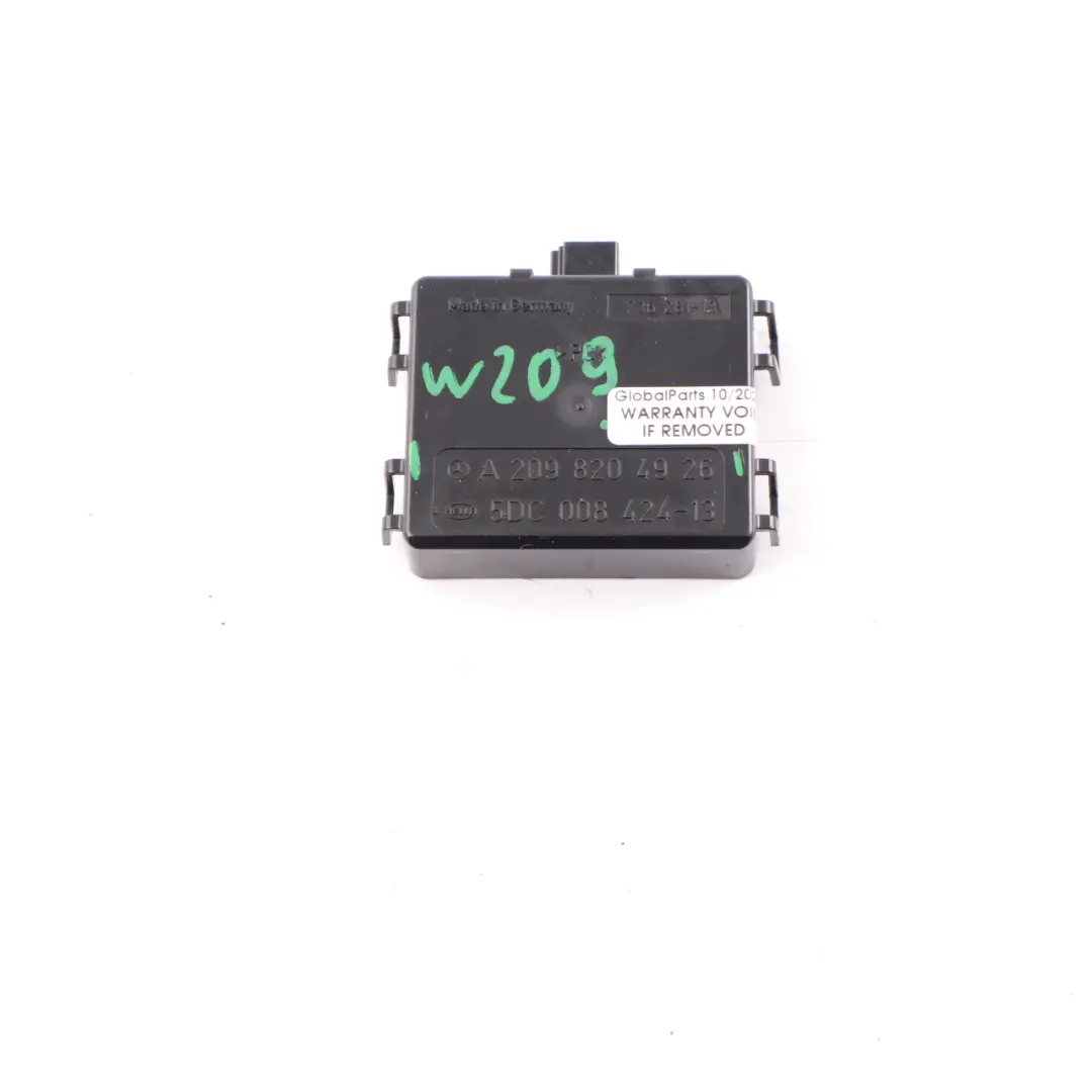 Windscreen Rain Light Sensor Module to Mercedes W209 A209 Convertible with Part number A2098204926 Mercedes W209 A209 Convertible Windscreen Rain Light Sensor Module - SKU A2098204926 - Part number A2098204926