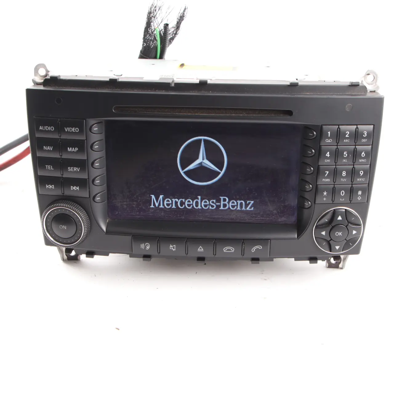 Mercedes W209 Radio Hauptgerät Media Player Navigation Bildschirm A2098205489