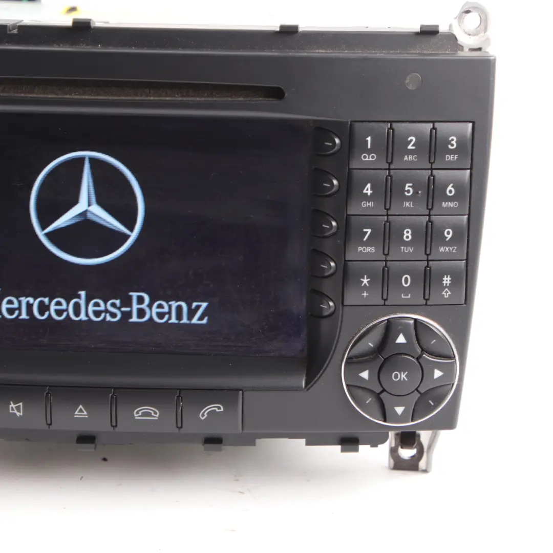 Mercedes W209 Radio Head Unit Media Player Navigation Screen - SKU A2098205489 - Part number A2098205489