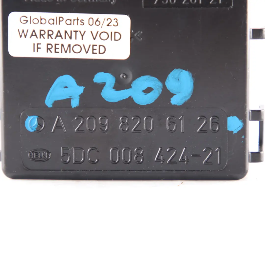 Mercedes W209 Convertible Rain Light Sensor Windscreen Module - SKU A2098206126 - Part number A2098206126