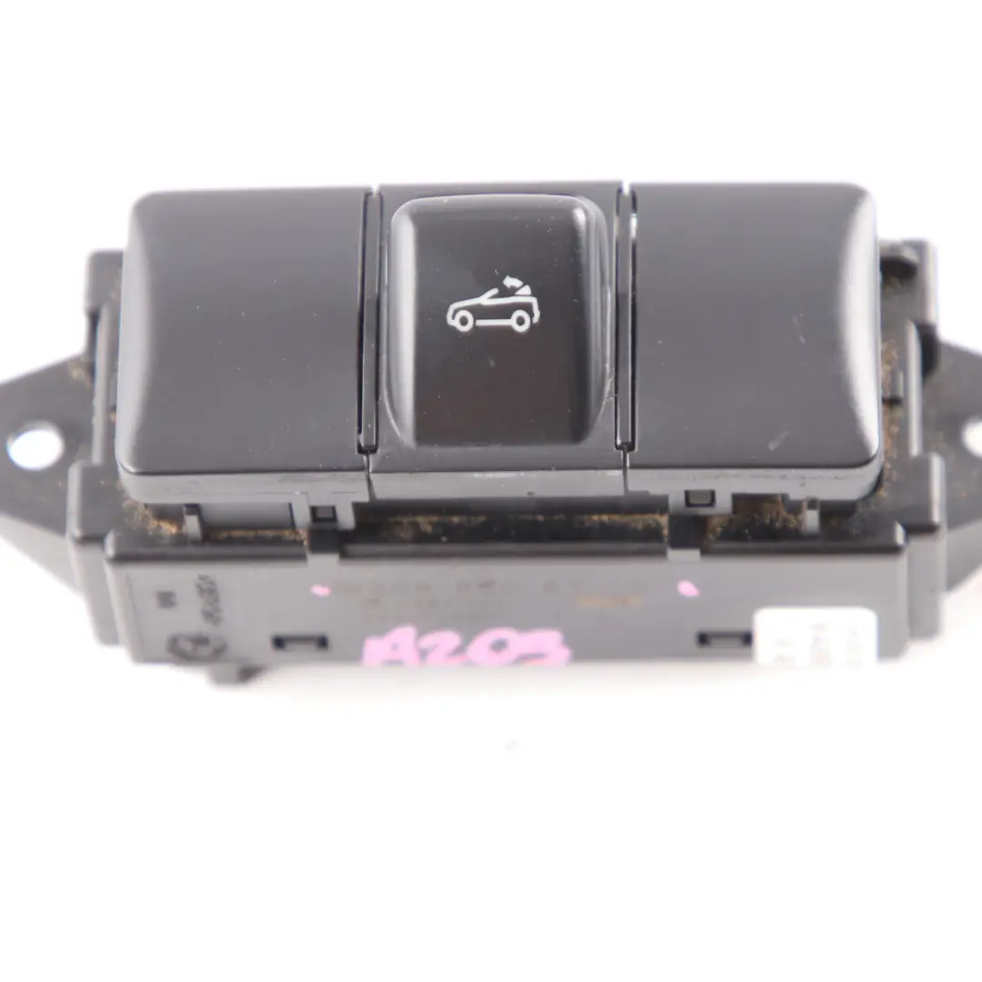 Techo plegable Botón interruptor para Mercedes W209 Convertible Cabrio con número de pieza A2098208710 Mercedes W209 Convertible Cabrio Techo plegable Botón interruptor - SKU A2098208710 - Número de pieza A2098208710