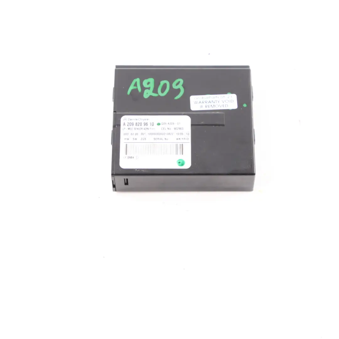 Alarm Anti Theft System Control Unit to Mercedes CLK W209 Convertible with Part number A2098209610 Mercedes CLK W209 Convertible Alarm Anti Theft System Control Unit - SKU A2098209610 - Part number A2098209610